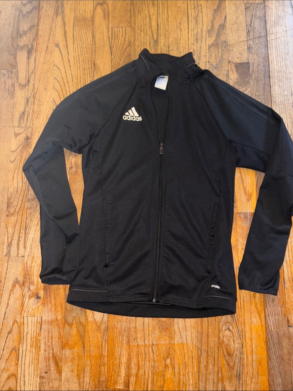 adidas Black Full-Zip Performance Jacket